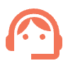 Support Agent Icon | Orange Support Agent Icon | Orange